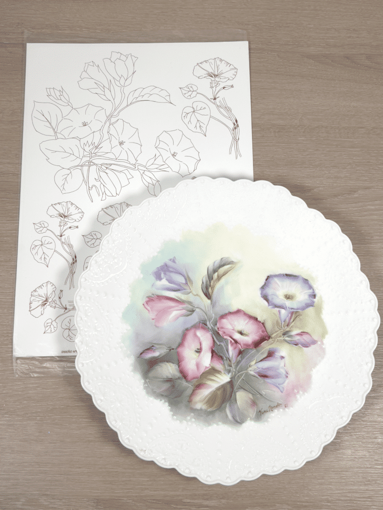 Taller de arte Verde Manzana Vajilla porcelana plato curso