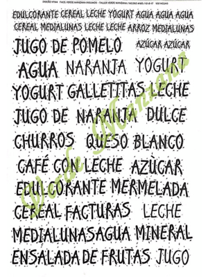 Taller de arte Verde Manzana Vajilla porcelana plato curso