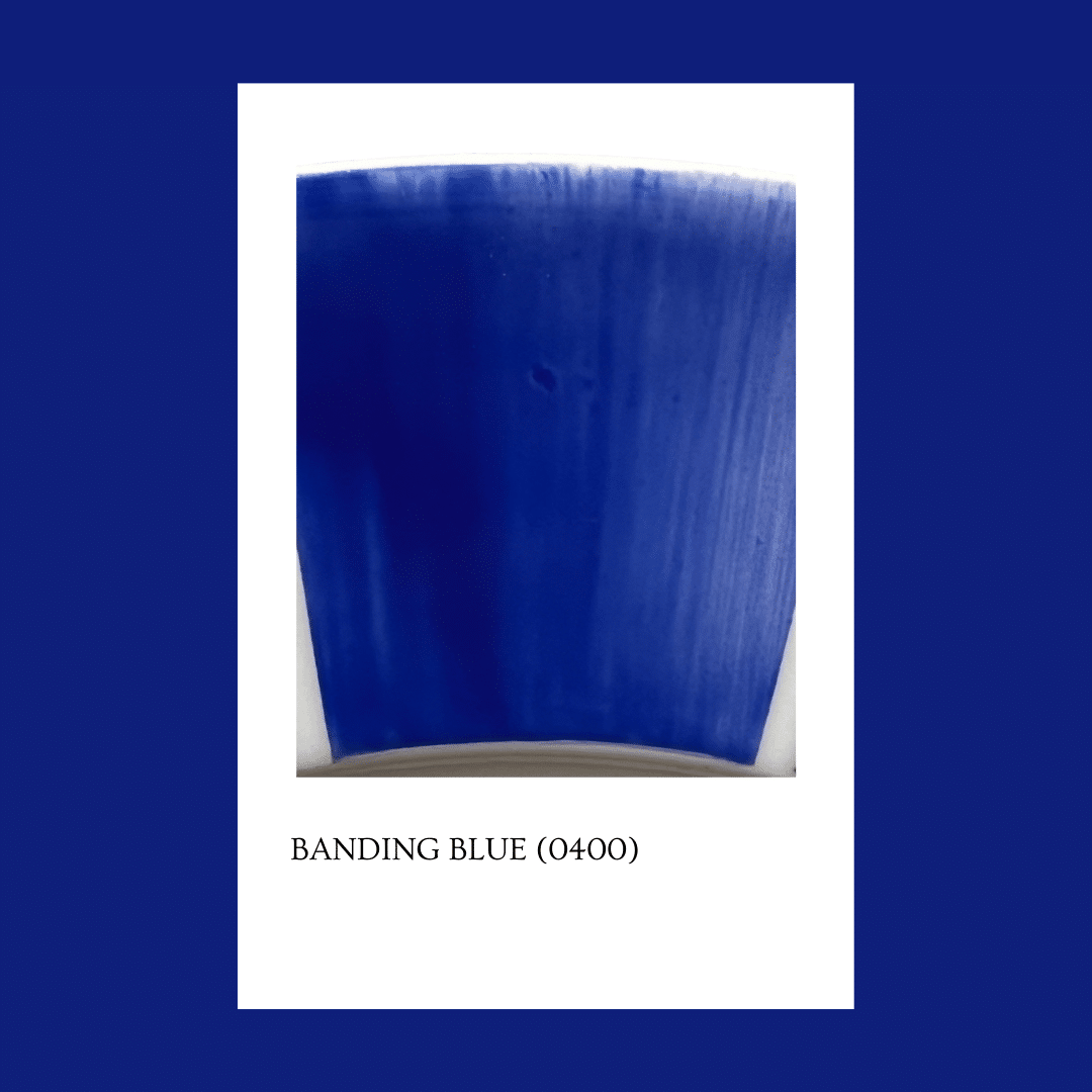 Taller de arte Verde Manzana Vajilla porcelana plato curso Pigmento Banding Blue 5gr