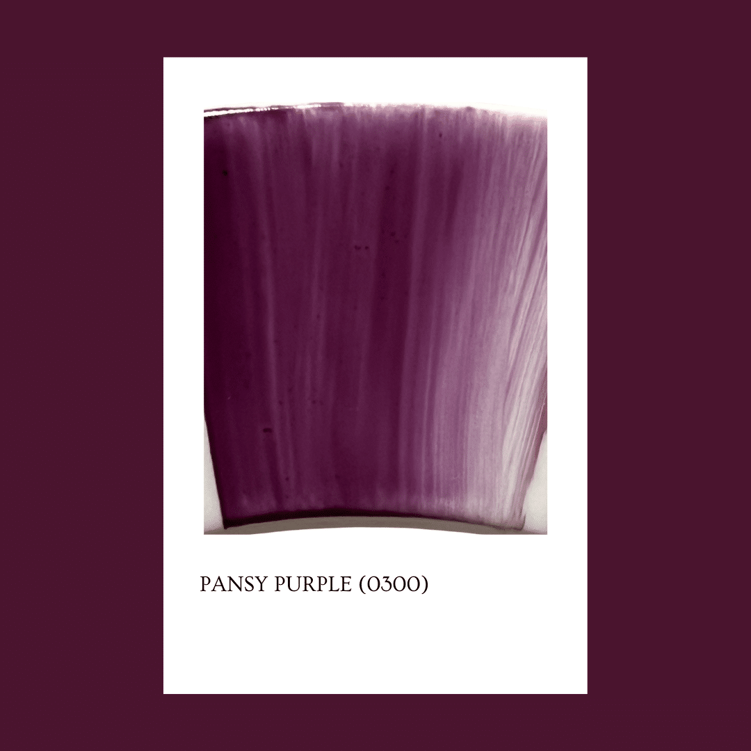 Taller de arte Verde Manzana Vajilla porcelana plato curso Pigmento Pansy Purple (R30) 5 gr